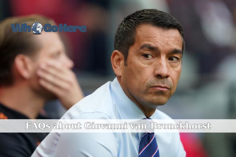 Giovanni Van Bronckhorst Net Worth 2023: How Much He Earns - WhoGoHere