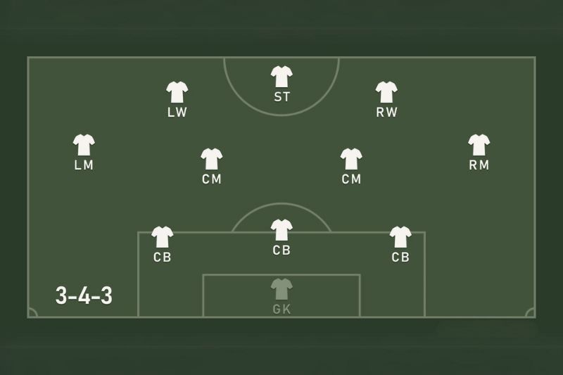 The 3-4-3 Formation