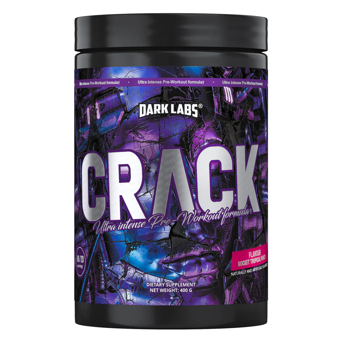 Dark Labs' CRACK Purple Pre-Workout: Elevate Your Training Sessions