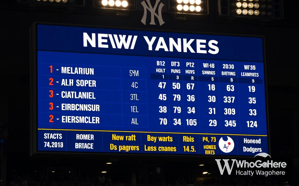 Yankees batting stats