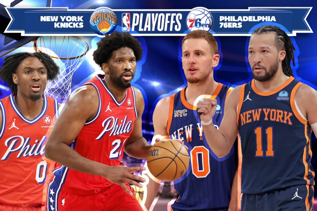 76ers vs Knicks stats