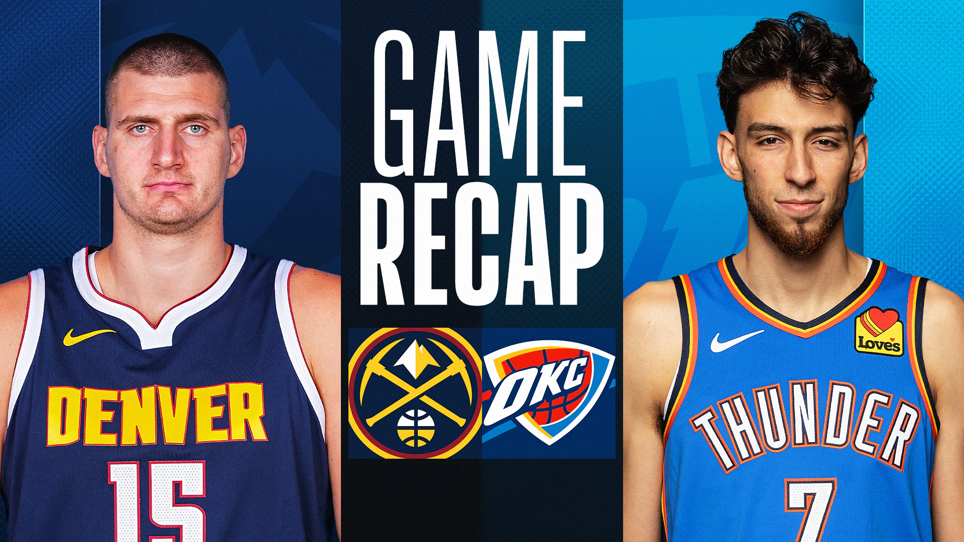 Nuggets vs. Thunder okc thunder vs denver nuggets match player stats