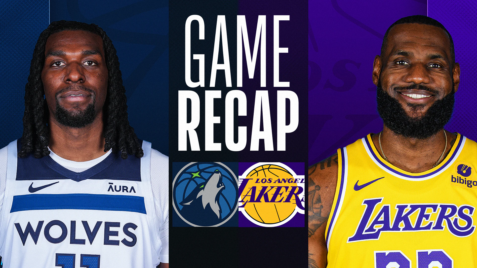 timberwolves vs lakers match player stats