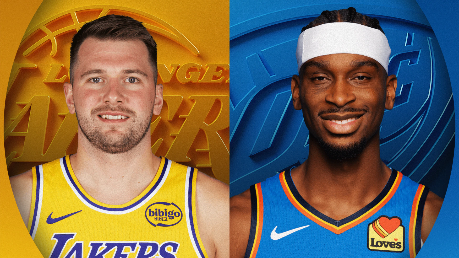 okc thunder vs lakers match player stats