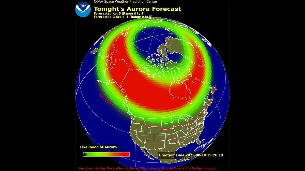 aurora forecast today